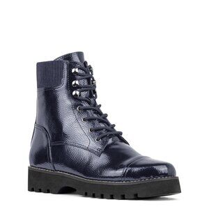 Donald J Pliner Women HALSON Navy Boot Size 6.5